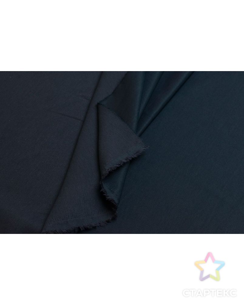 Сорочечная ткань однотонная, темно-синего цвета арт. ГТ-6297-1-ГТ-34-8044-1-30-3 3