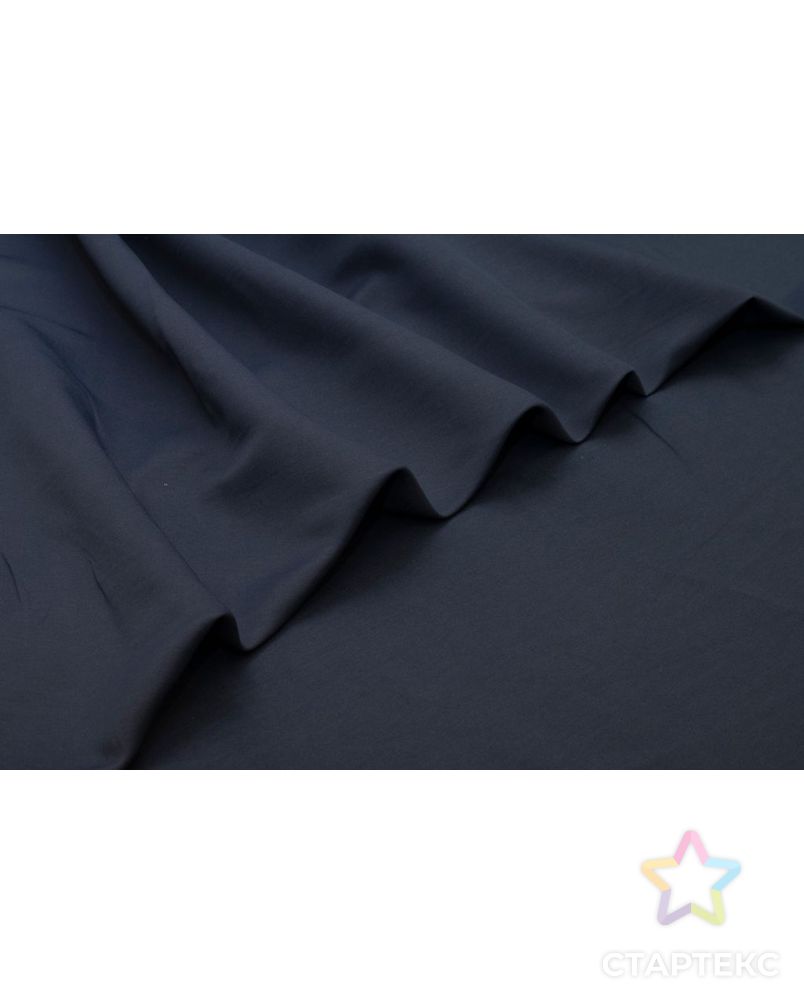 Сорочечная ткань однотонная, темно-синего цвета арт. ГТ-6297-1-ГТ-34-8044-1-30-3 5