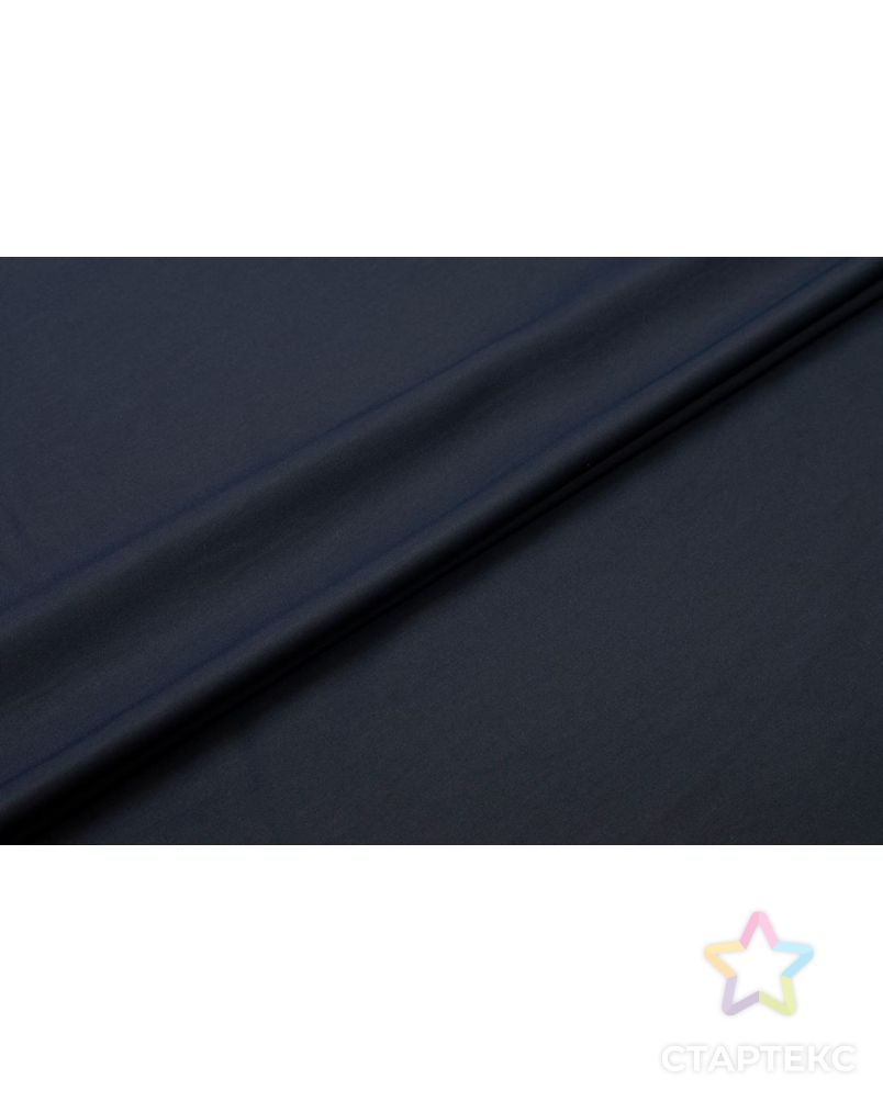 Сорочечная ткань однотонная, темно-синего цвета арт. ГТ-6297-1-ГТ-34-8044-1-30-3 6