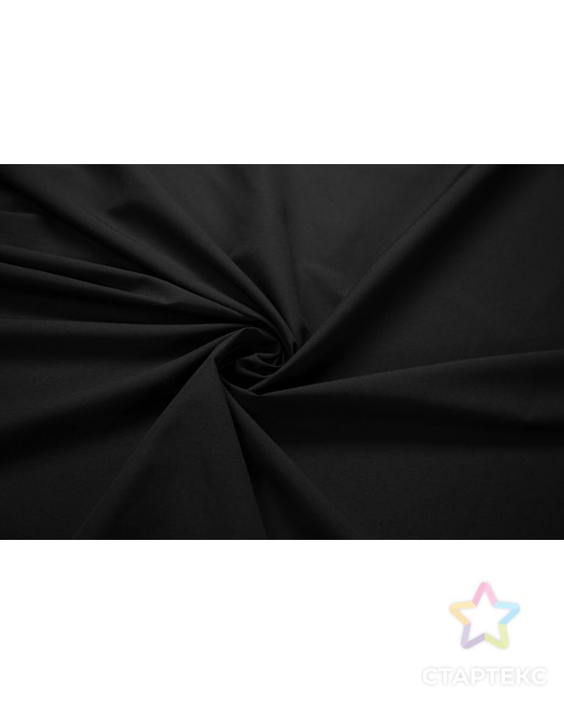 Сорочечная ткань однотонная, чёрного цвета арт. ГТ-6836-1-ГТ-34-8680-1-38-3 1