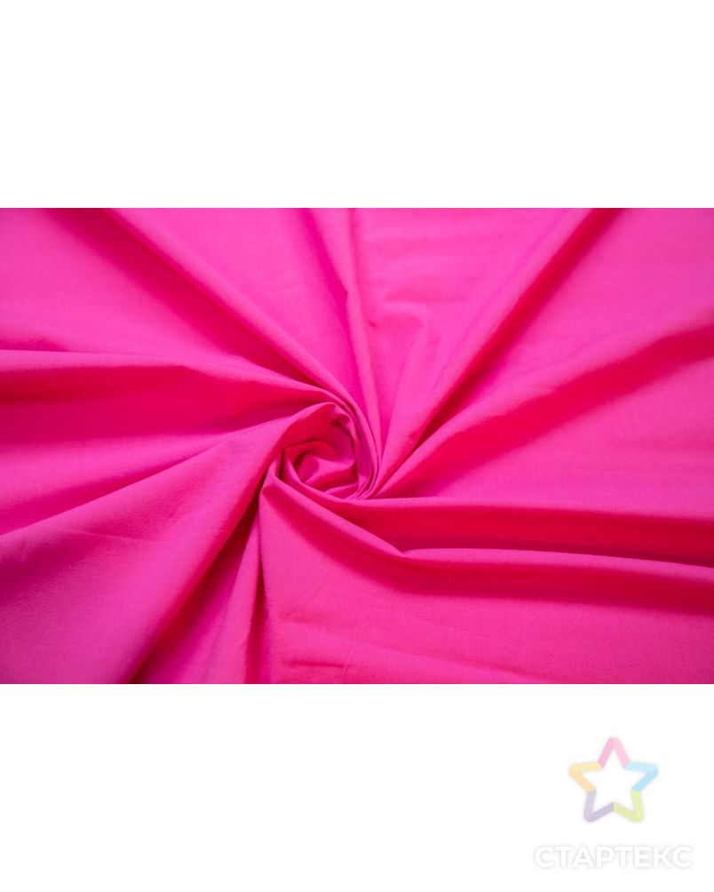 Сорочечная ткань поплин, цвет насыщенный розовый арт. ГТ-6837-1-ГТ-34-8683-1-26-3 1