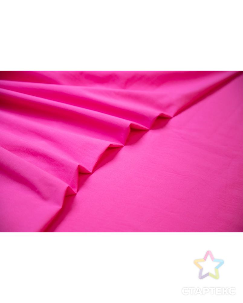 Сорочечная ткань поплин, цвет насыщенный розовый арт. ГТ-6837-1-ГТ-34-8683-1-26-3 3