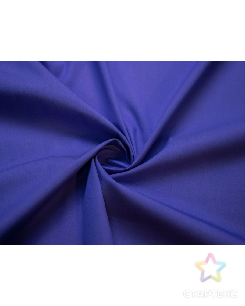 Классическая сорочечная ткань однотонная, цвет ярко-синий арт. ГТ-7029-1-ГТ-34-8930-1-30-1 1