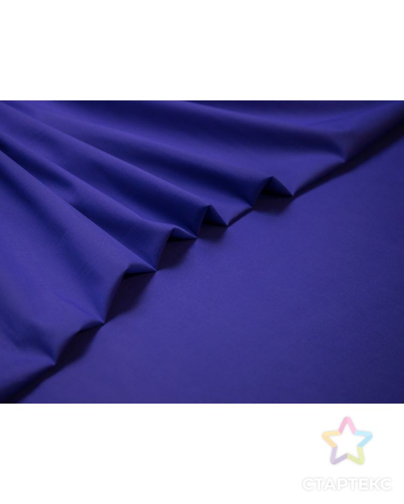 Классическая сорочечная ткань однотонная, цвет ярко-синий арт. ГТ-7029-1-ГТ-34-8930-1-30-1 3