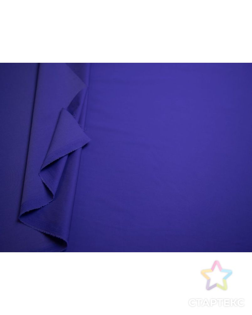 Классическая сорочечная ткань однотонная, цвет ярко-синий арт. ГТ-7029-1-ГТ-34-8930-1-30-1 5