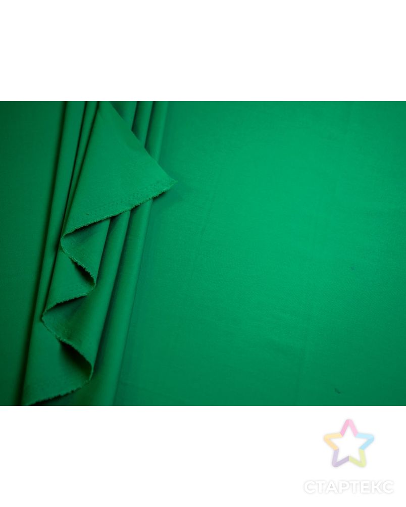 Классическая сорочечная ткань однотонная, цвет ярко-зеленый арт. ГТ-7033-1-ГТ-34-8934-1-10-1 5