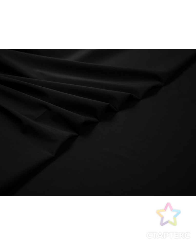 Классическая сорочечная ткань однотонная, цвет черный арт. ГТ-7034-1-ГТ-34-8935-1-38-1 3