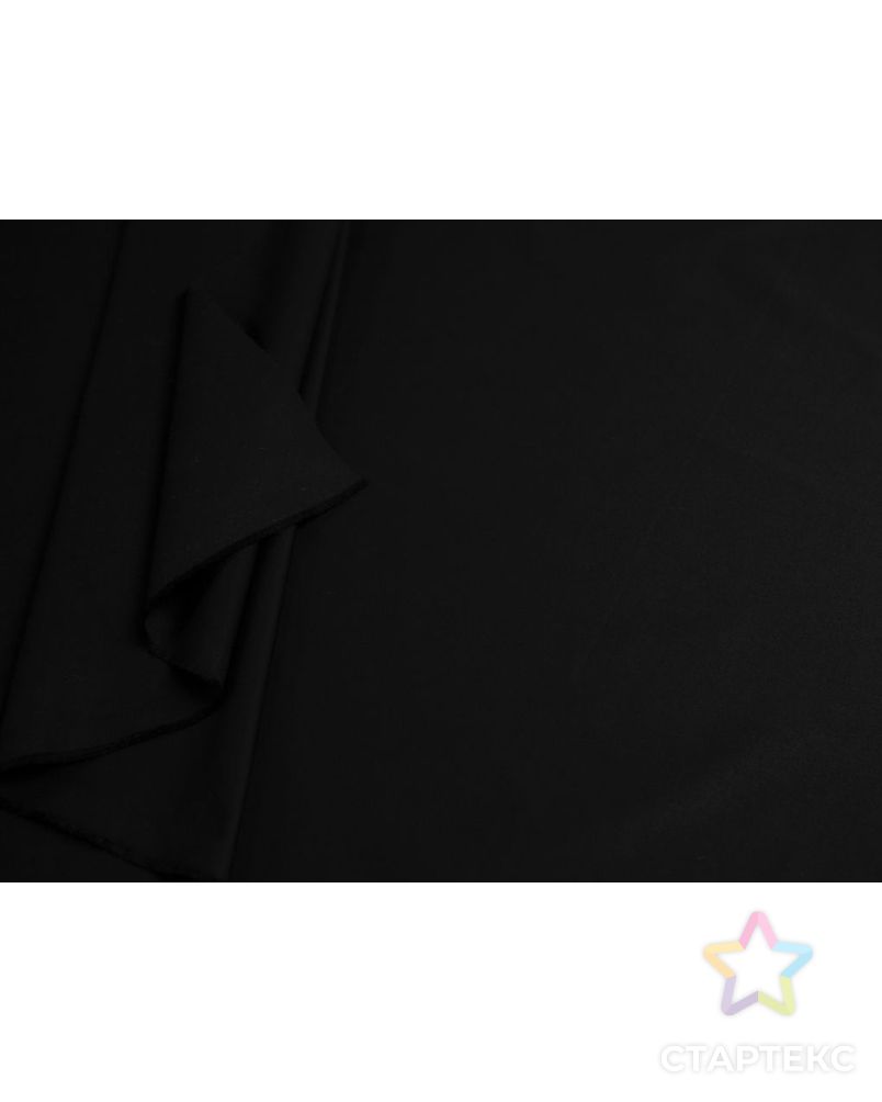 Сорочечная ткань классическая однотонная, цвет черный арт. ГТ-7178-1-ГТ-34-8966-1-38-1 5