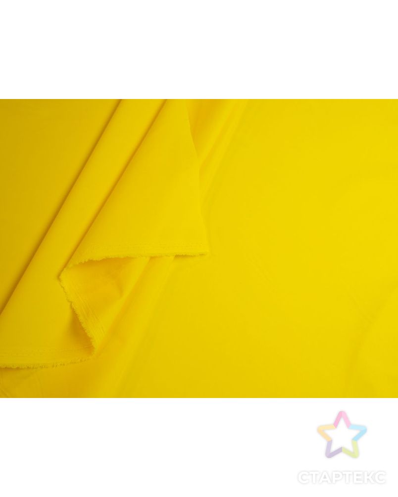 Классическая сорочечная ткань однотонная, цвет ярко-желтый арт. ГТ-7551-1-ГТ-34-9450-1-9-1 5