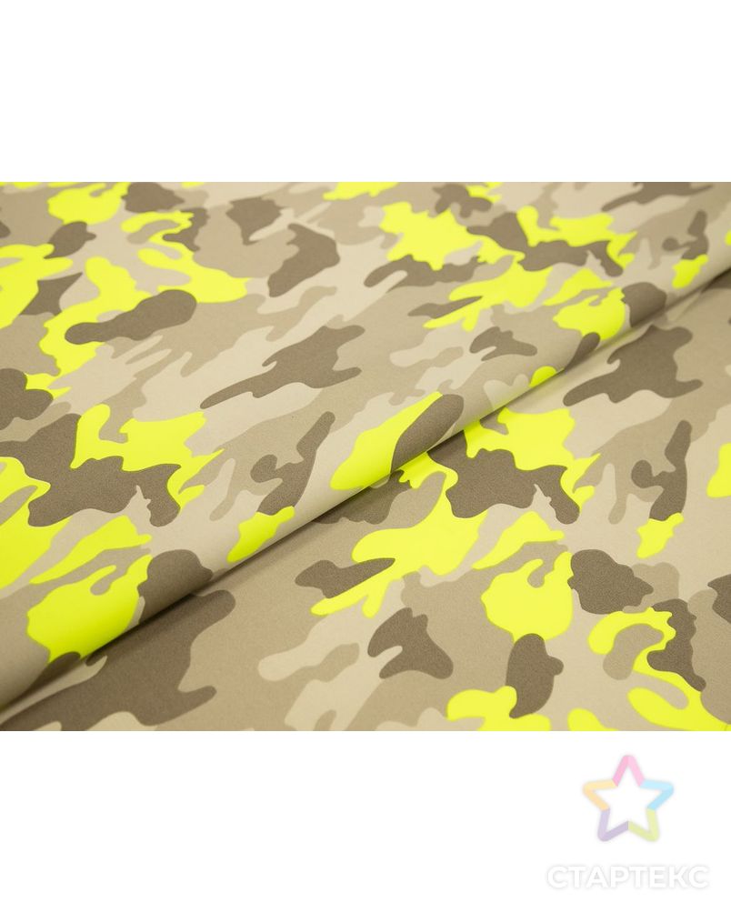 Сорочечная ткань с рисунком милитари, цвет коричнево-желтый арт. ГТ-7847-1-ГТ-34-9684-2-21-1 6