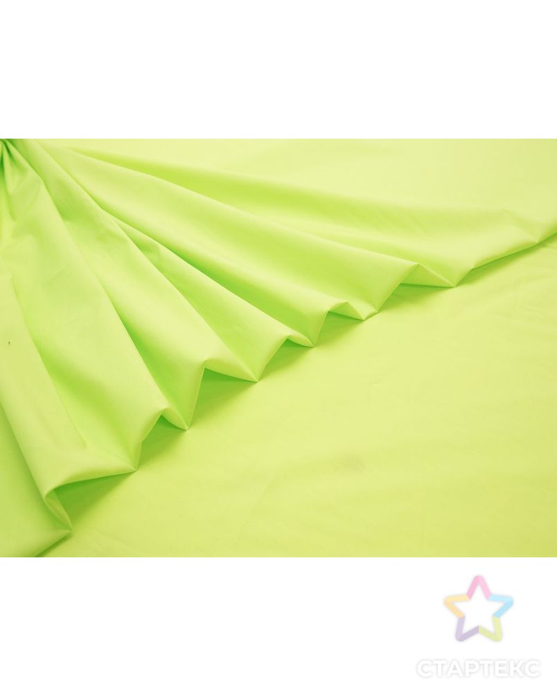 Классическая сорочечная ткань однотонная, цвет неоново-зеленый арт. ГТ-8126-1-ГТ-34-9937-1-27-1 3