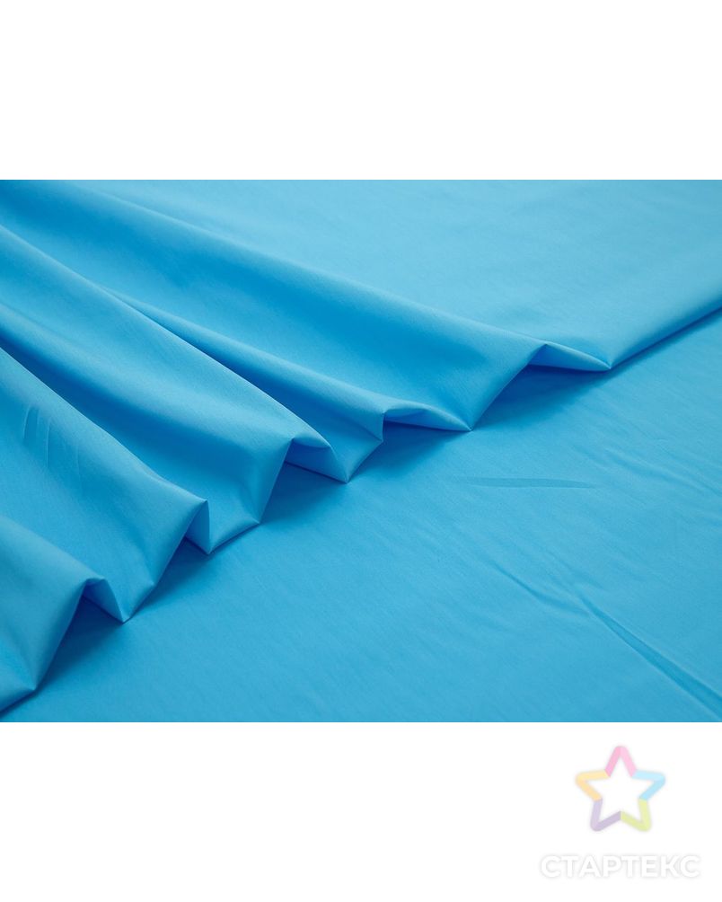 Классическая сорочечная ткань однотонная, цвет ярко-голубой арт. ГТ-8127-1-ГТ-34-9938-1-7-1 3