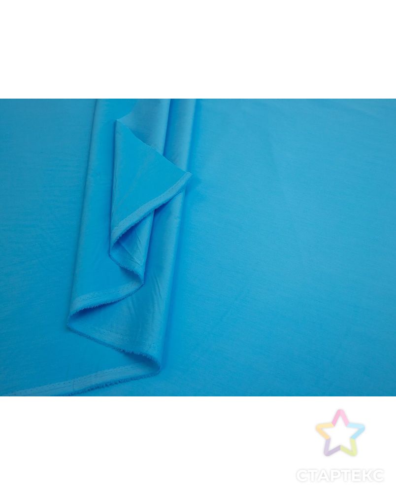 Классическая сорочечная ткань однотонная, цвет ярко-голубой арт. ГТ-8127-1-ГТ-34-9938-1-7-1 5