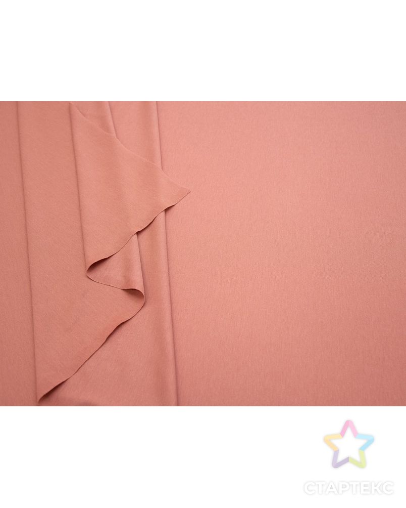 Трикотаж в стиле лакост, цвет пыльно-розовый арт. ГТ-8299-1-ГТ-36-10147-1-26-3 5