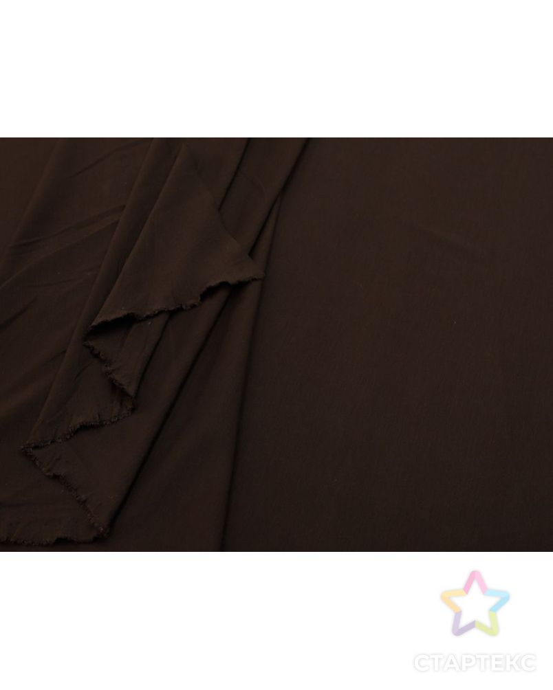 Трикотаж интерлок, цвет горького шоколада арт. ГТ-8811-1-ГТ-36-10694-1-14-1 5