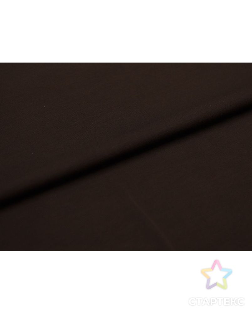 Трикотаж интерлок, цвет горького шоколада арт. ГТ-8811-1-ГТ-36-10694-1-14-1 6