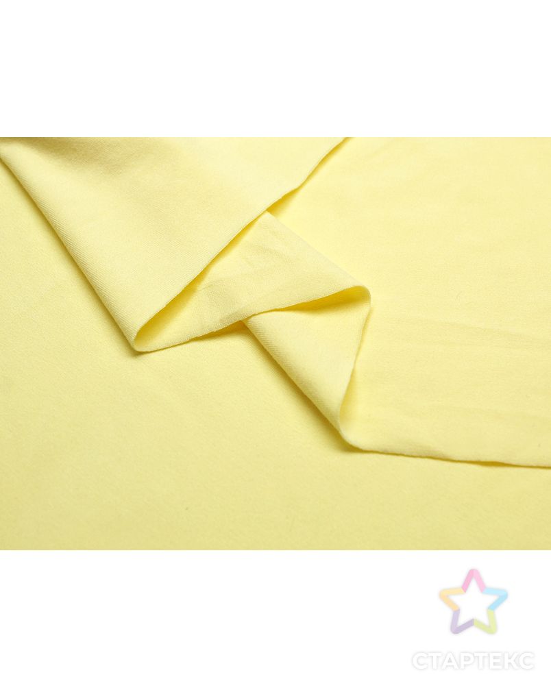 Трикотаж футболочный светло-желтого цвета арт. ГТ-4955-1-ГТ-36-6528-1-9-2 4