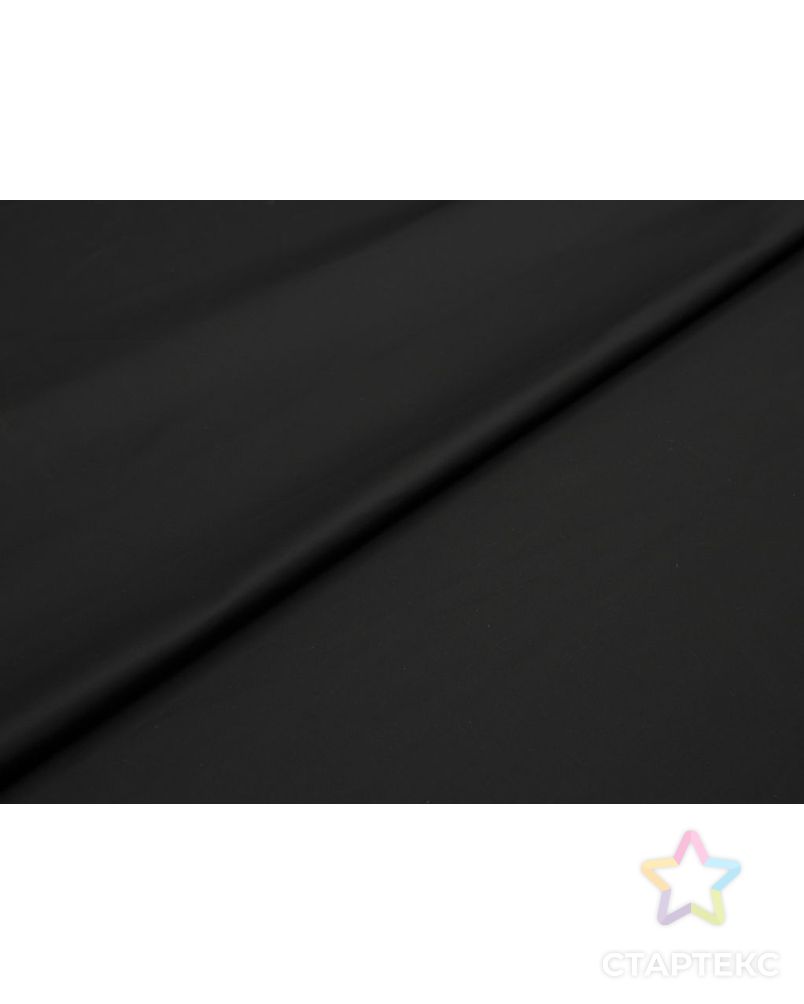 Костюмно-плательный хлопок однотонный, цвет черный арт. ГТ-8569-1-ГТ-38-10461-1-38-1 6