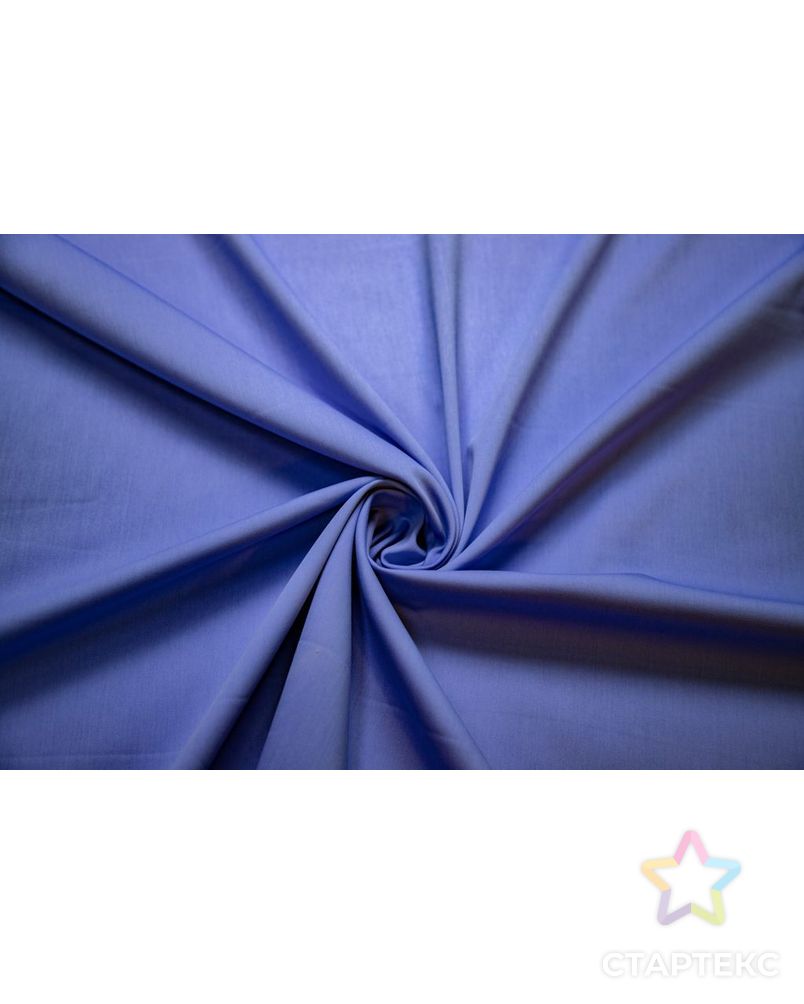 Костюмно-плательный хлопок , цвет насыщенно голубой арт. ГТ-6896-1-ГТ-38-8731-1-7-3 1