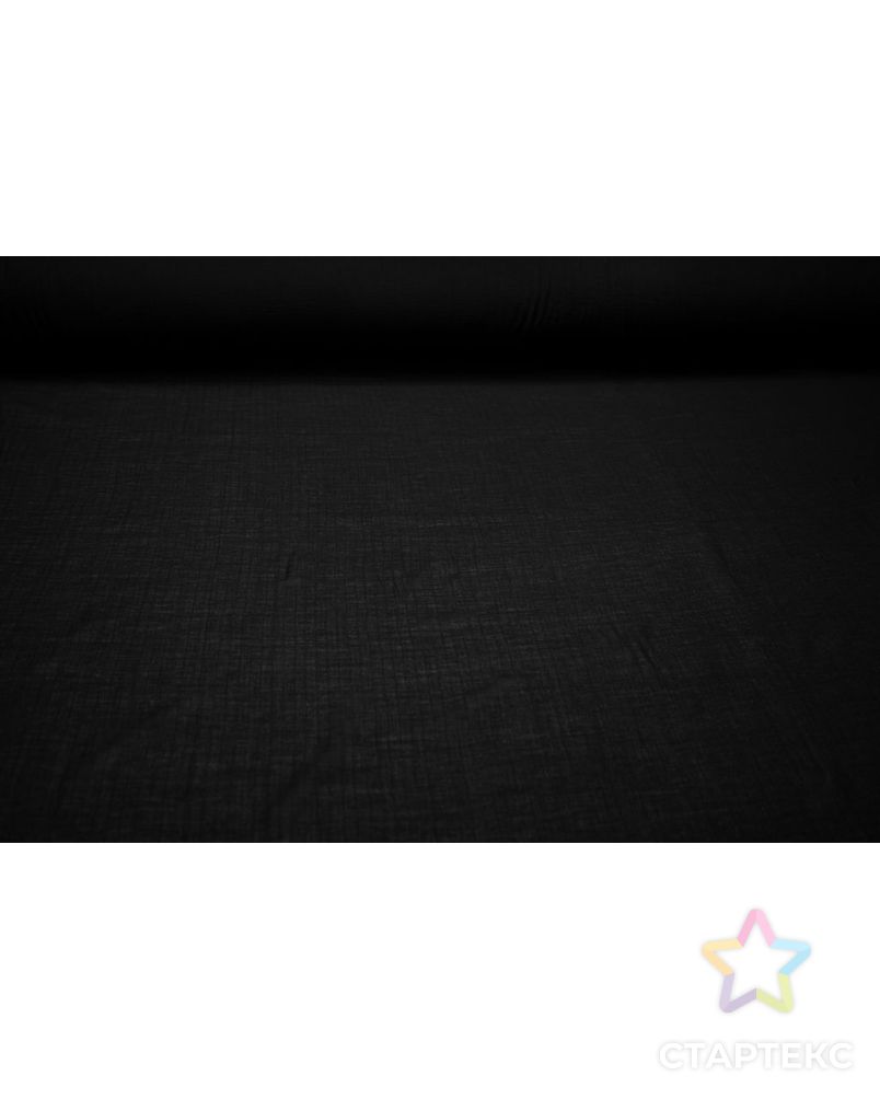 Рубашечно-плательный хлопок с эффектом жатки, цвет черный арт. ГТ-6904-1-ГТ-38-8739-1-38-3 4