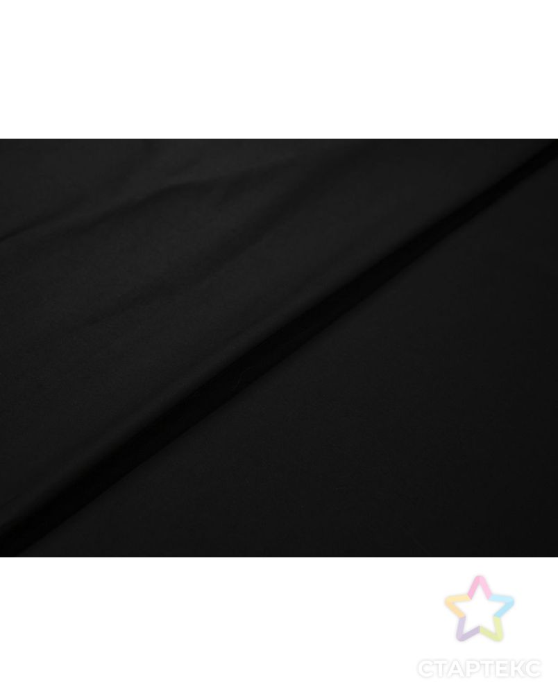 Костюмно-плательный хлопок матовый, черного цвета арт. ГТ-7214-1-ГТ-38-8989-1-38-1 6