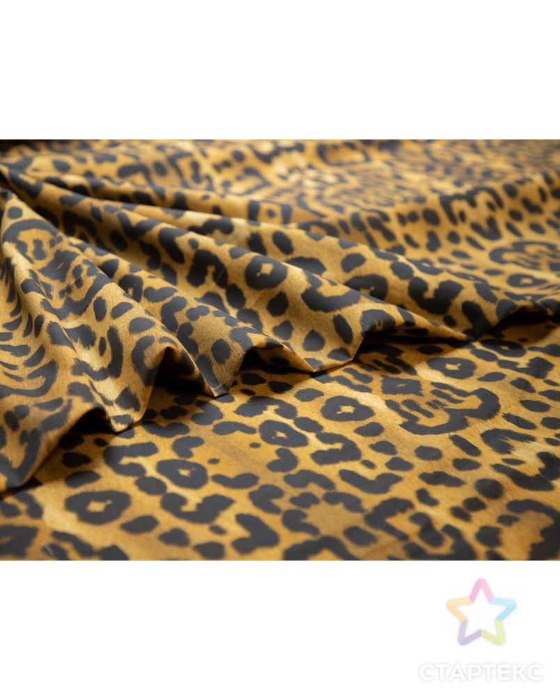 Хлопок рубашечно-плательный с  рисунком "Леопард", в коричневых тонах арт. ГТ-7369-1-ГТ-38-9055-13-14-1 3