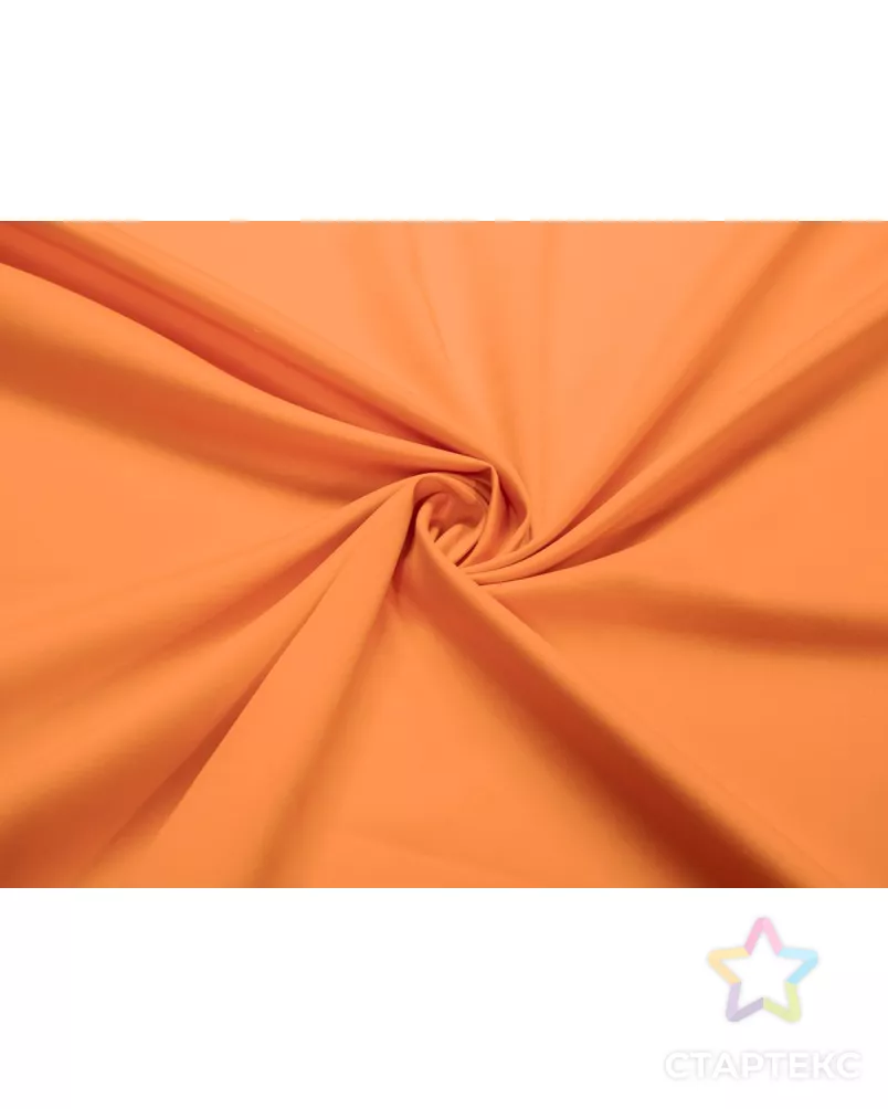 Хлопок костюмно-плательный, цвет оранжевый арт. ГТ-7652-1-ГТ-38-9512-1-24-1 - рис. 1