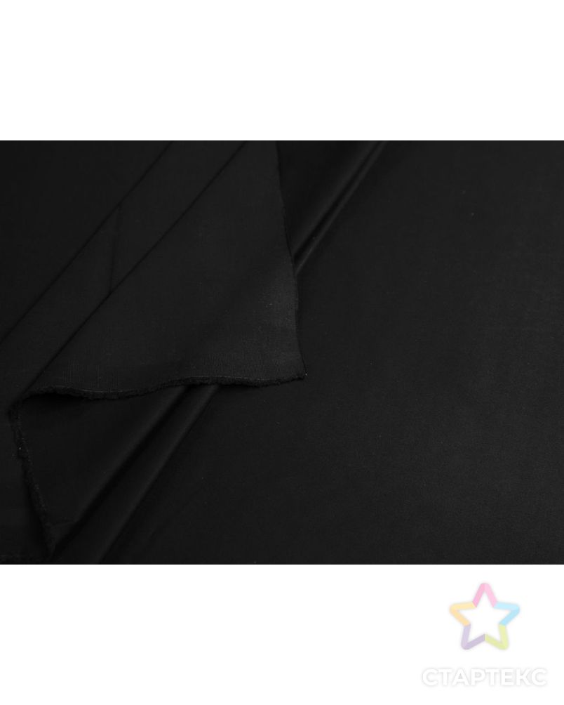 Хлопок костюмно-плательный, цвет матово-черный арт. ГТ-7658-1-ГТ-38-9519-1-38-1 5