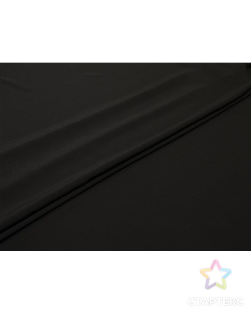Креп шелковый блузочно-плательный, цвет черный арт. ГТ-8347-1-ГТ-39-10209-1-38-1 2