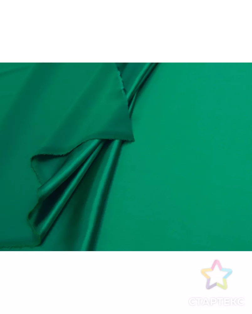 Блузочно-плательный шелк атласный, цвет ярко-зеленый арт. ГТ-8847-1-ГТ-39-10750-1-10-1 - рис. 5