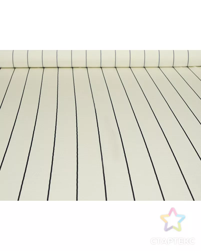 Шёлк, на белом фоне тёмно-синие полоски арт. ГТ-9160-1-ГТ-39-11041-3-2-1 - рис. 4