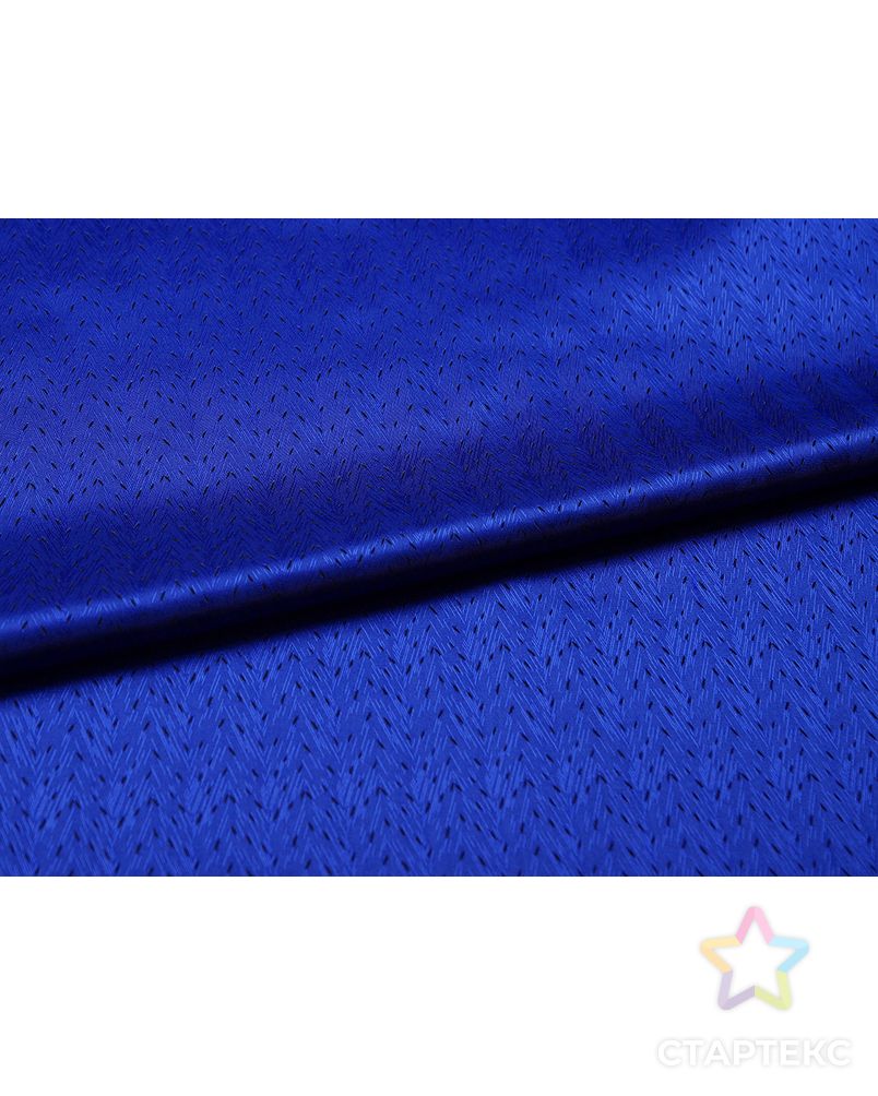 Жаккардовая шелковая ткань в елочку, королевский синий цвет арт. ГТ-5763-1-ГТ-39-5577-15-30-1 3