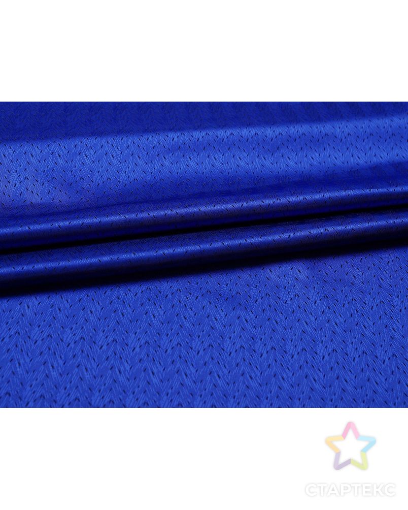 Жаккардовая шелковая ткань в елочку, королевский синий цвет арт. ГТ-5763-1-ГТ-39-5577-15-30-1 4
