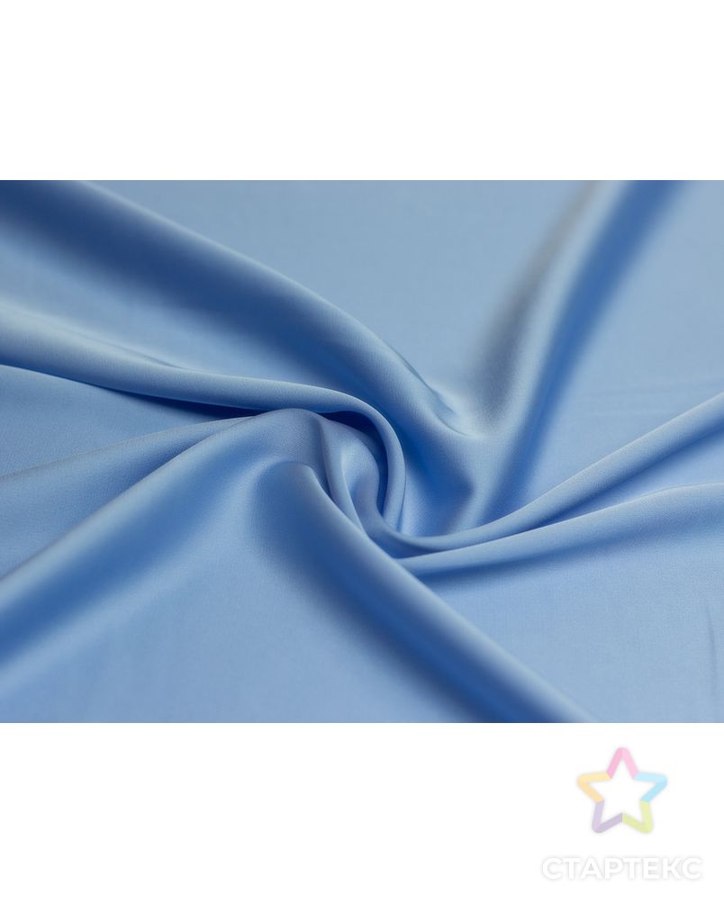 Искусственный шелк, цвет небесно-голубой №6 арт. ГТ-4304-1-ГТ-39-5814-1-7-1