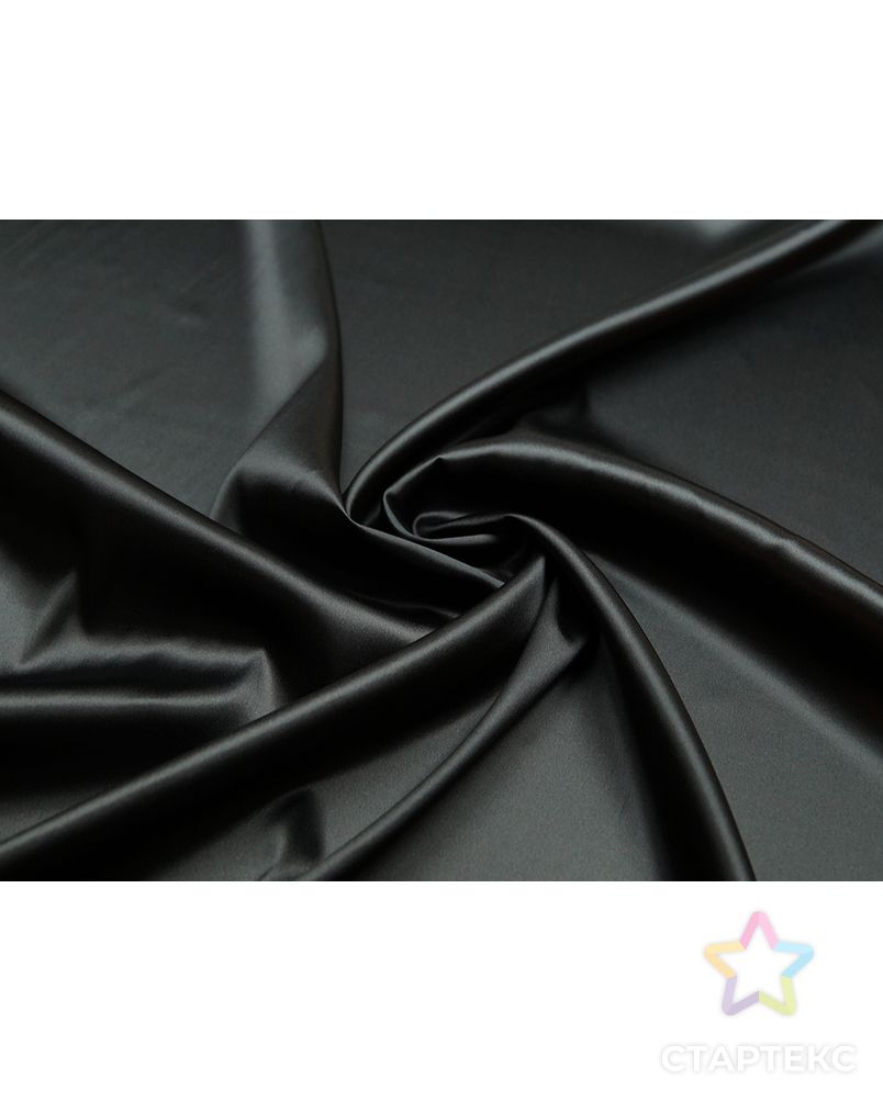 Изысканный блузочный шёлк , цвет чёрный арт. ГТ-5267-1-ГТ-39-6960-1-38-1 2