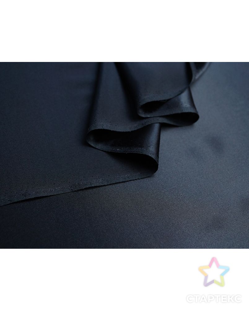 Изысканный блузочный шёлк , цвет темно-синий арт. ГТ-5268-1-ГТ-39-6961-1-30-1 1
