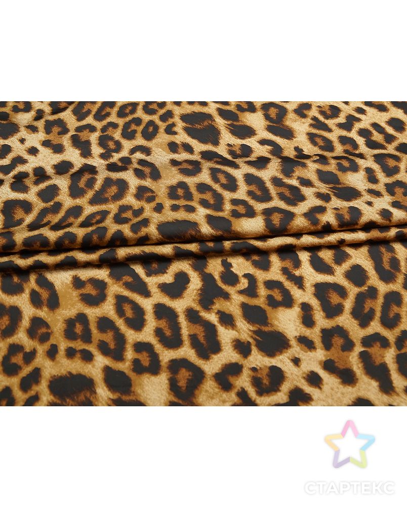 Искусственный шелк с рисунком "леопард" арт. ГТ-5632-1-ГТ-39-7364-13-21-1 1