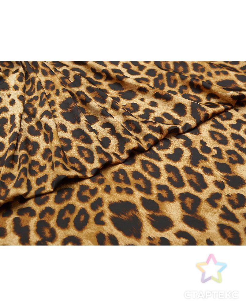 Искусственный шелк с рисунком "леопард" арт. ГТ-5632-1-ГТ-39-7364-13-21-1 4