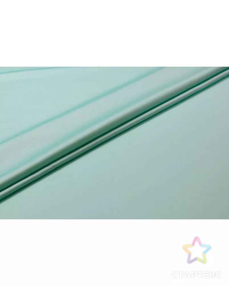 Искусственный шелк, цвет нежно-мятный арт. ГТ-5874-1-ГТ-39-7602-1-22-1 - рис. 1