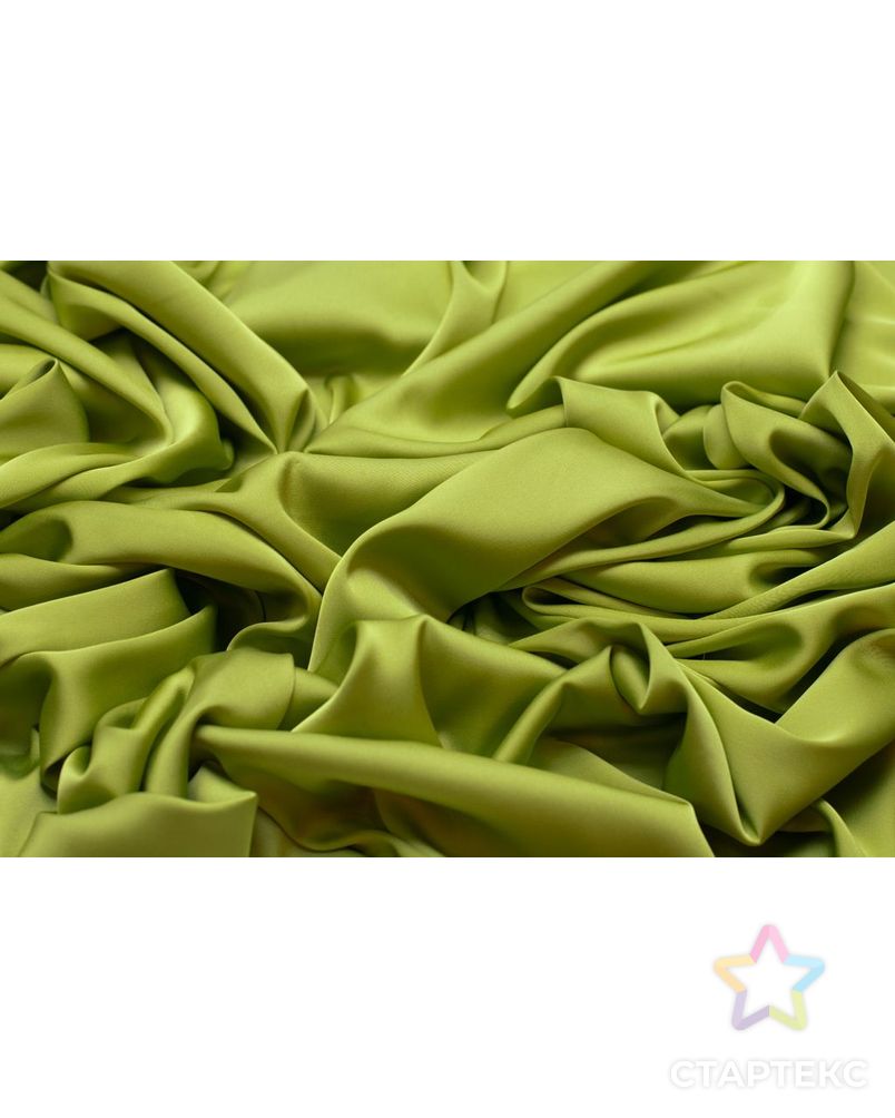 Искусственный шелк, цвет травянной-зеленый арт. ГТ-5878-1-ГТ-39-7606-1-10-1 3