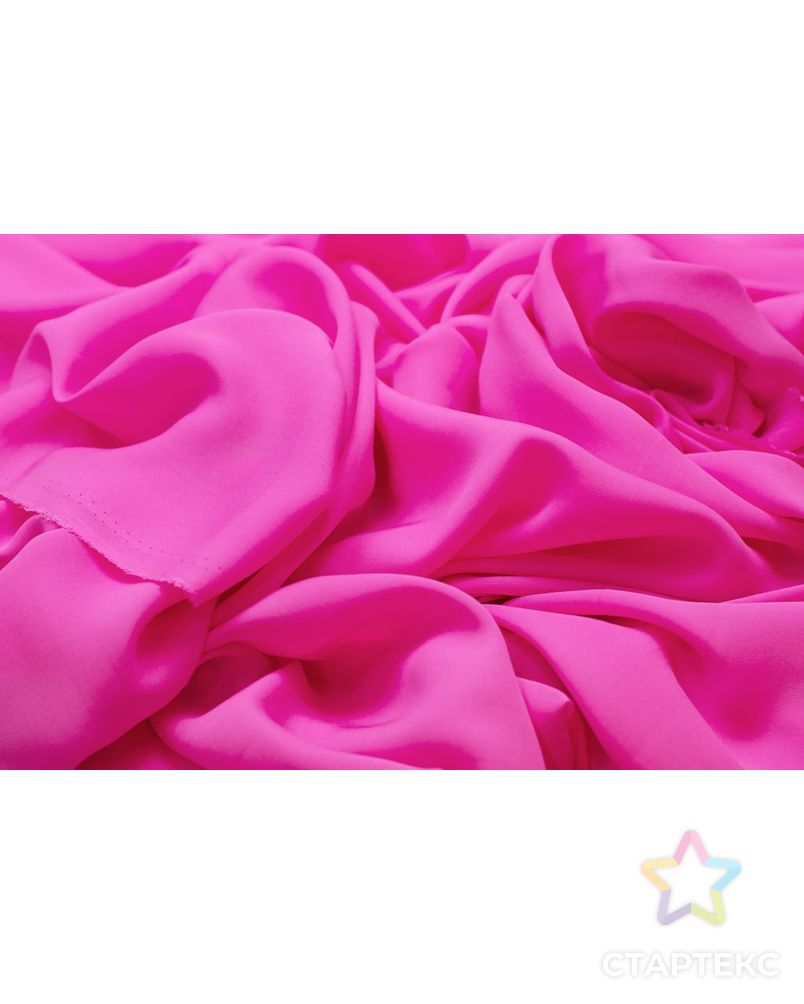 Блузочный креповый шелк, цвет густо-розовый арт. ГТ-5916-1-ГТ-39-7647-1-26-1