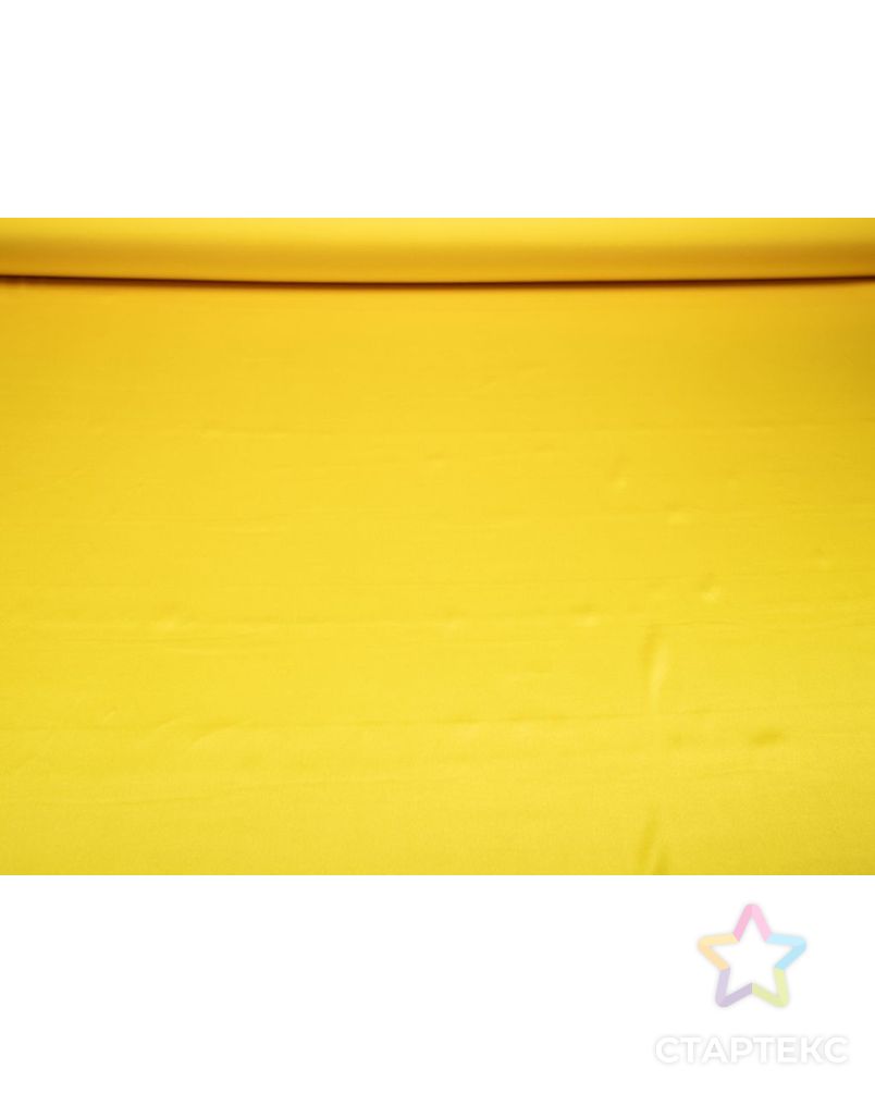Блузочно-плательный шелк атласный, цвет солнечный жёлтый арт. ГТ-7410-1-ГТ-39-9117-1-9-1 4