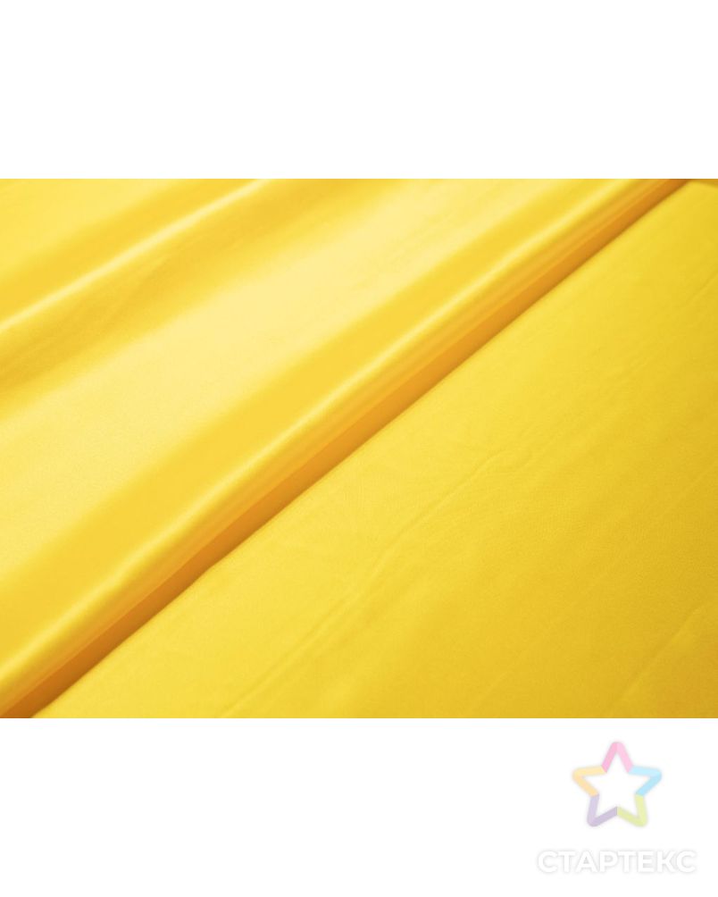 Блузочно-плательный шелк атласный, цвет солнечный жёлтый арт. ГТ-7410-1-ГТ-39-9117-1-9-1 6