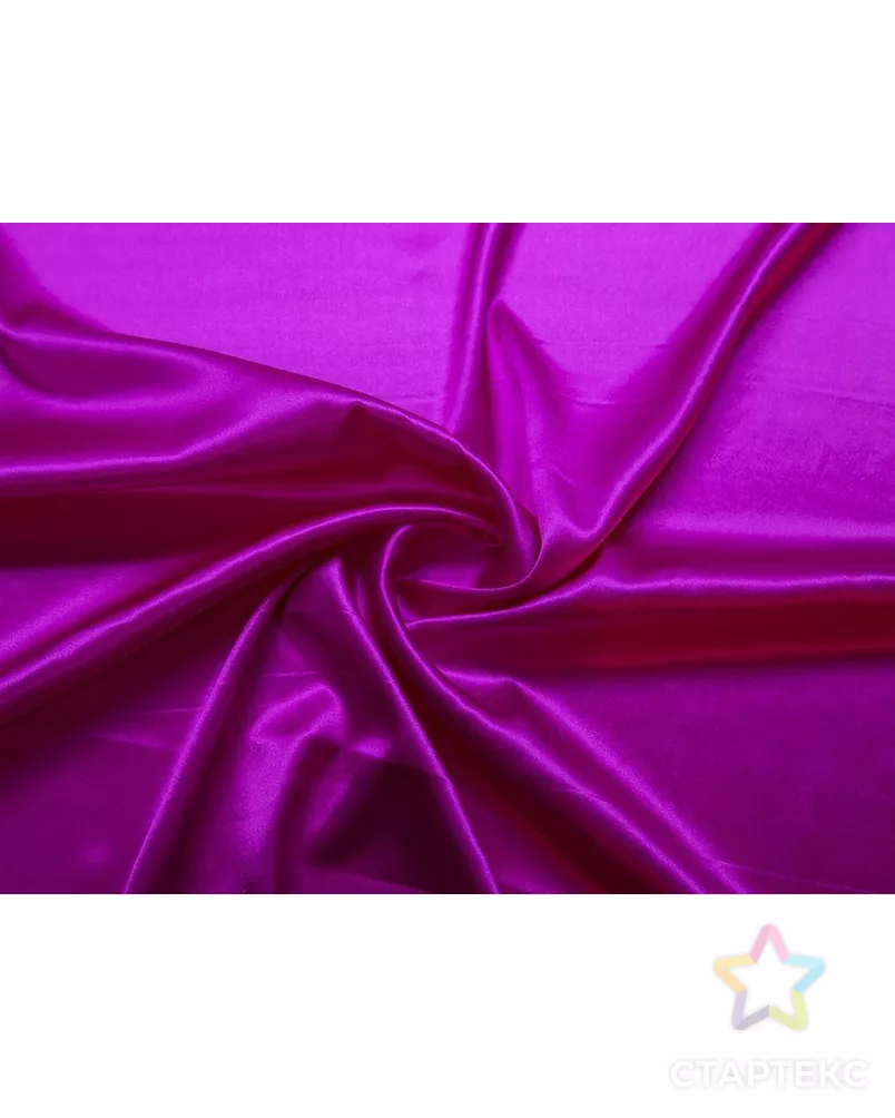 Блузочно-плательный шелк атласный, цвет фуксия арт. ГТ-7415-1-ГТ-39-9161-1-35-1 - рис. 1