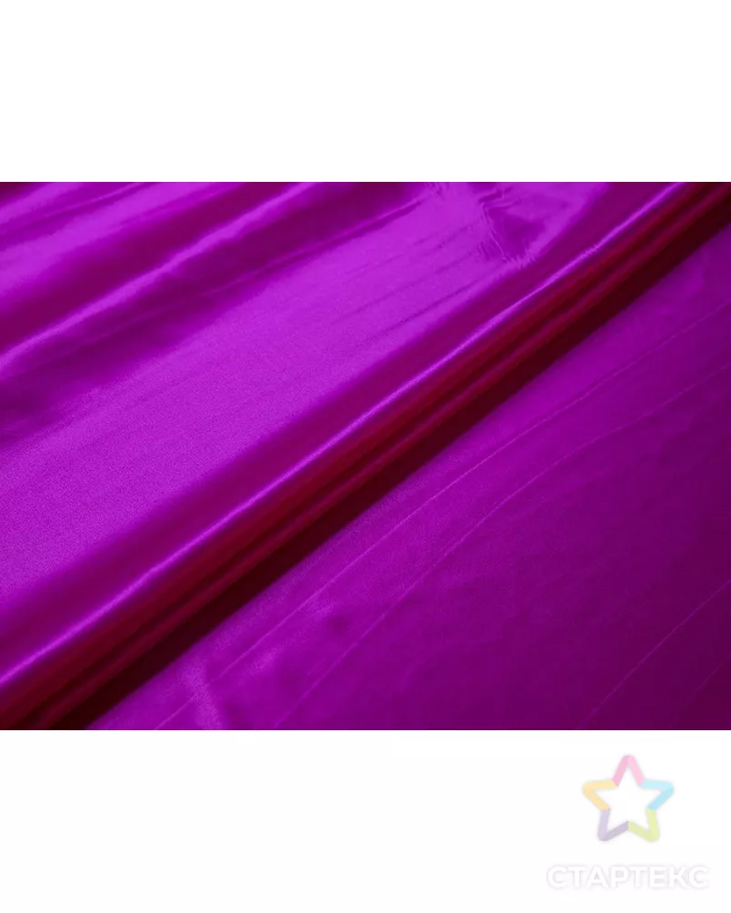 Блузочно-плательный шелк атласный, цвет фуксия арт. ГТ-7415-1-ГТ-39-9161-1-35-1 - рис. 2