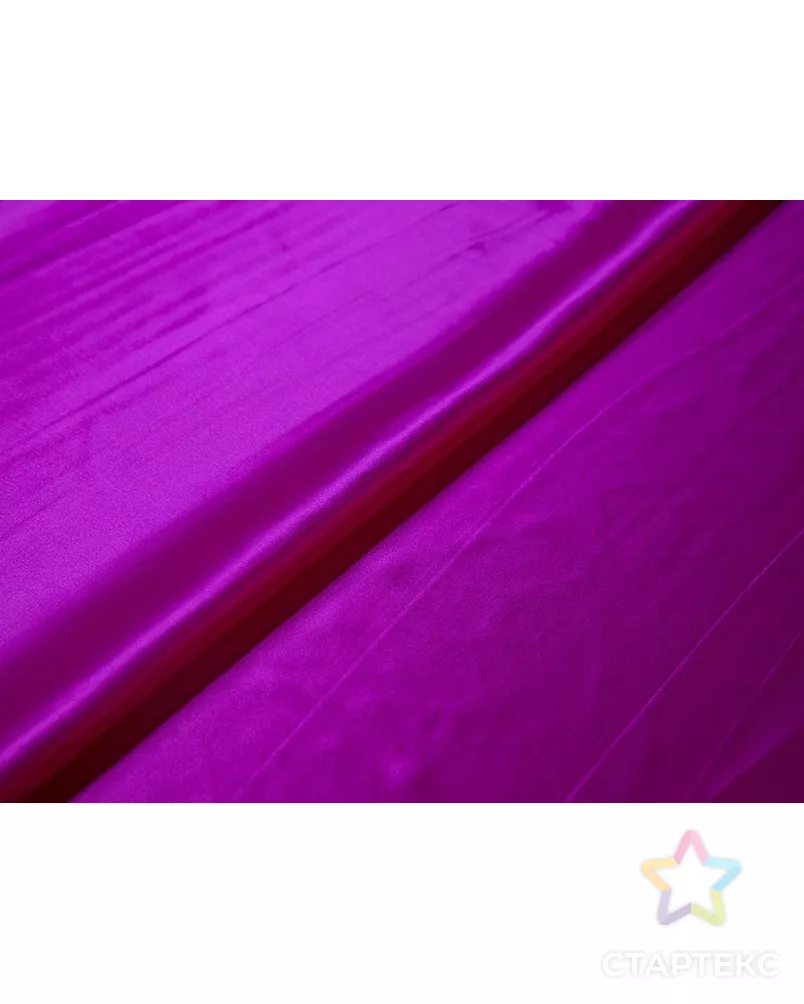 Блузочно-плательный шелк атласный, цвет фуксия арт. ГТ-7415-1-ГТ-39-9161-1-35-1 - рис. 6