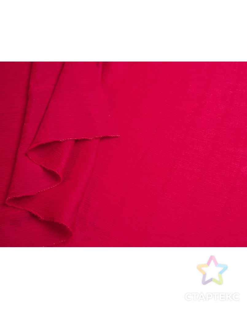 Блузочно-плательный шелк жатый, цвет красный арт. ГТ-7716-1-ГТ-39-9342-1-16-1 5