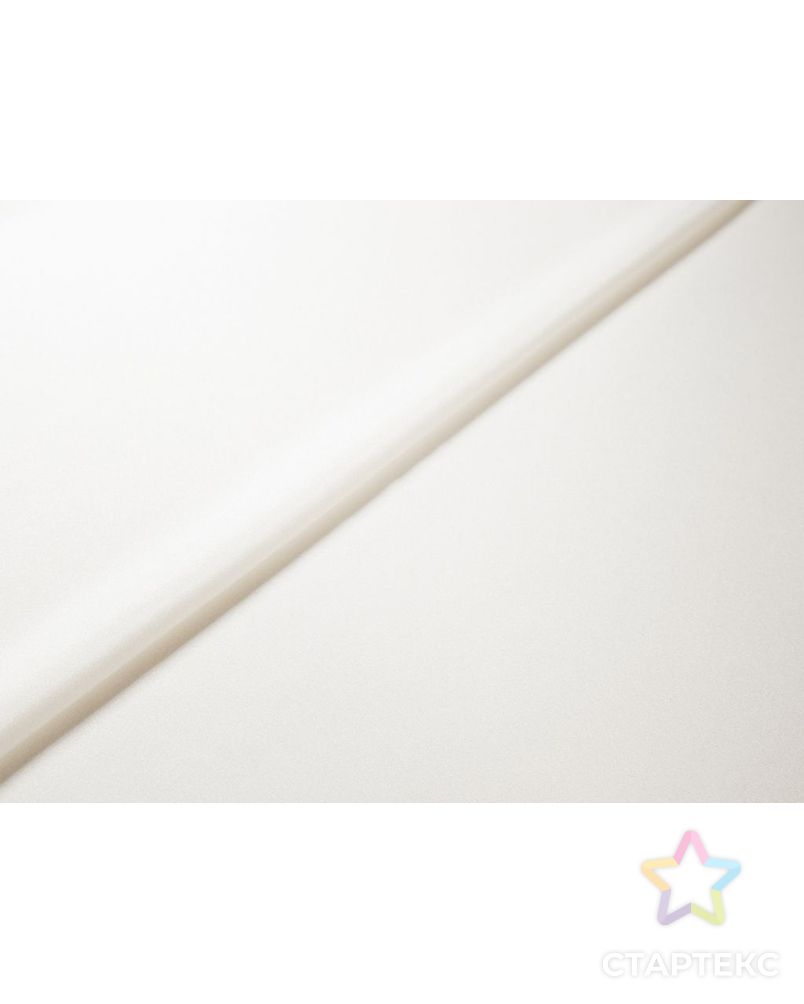 Блузочно-плательный шелк мерцающий, узкий, цвет белый арт. ГТ-7718-1-ГТ-39-9346-1-2-1 6