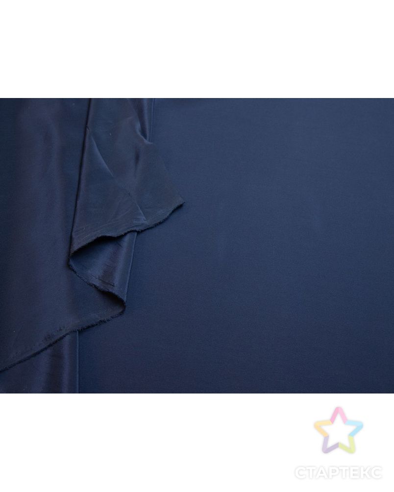 Блузочно-плательный креповый шелк, узкий, цвет синий арт. ГТ-7719-1-ГТ-39-9347-1-30-1 5
