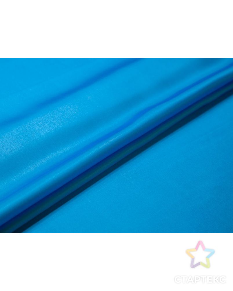 Блузочно шелк твил, цвет ярко-голубой арт. ГТ-7517-1-ГТ-39-9392-1-7-1 2